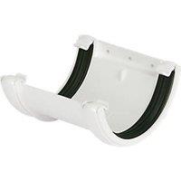 FloPlast uPVC Half Round Union Bracket White 112mm (75570)