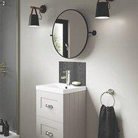 Splashwall Vanity Splashback Matt Brown 250mm x 400mm x 4mm (755KU)