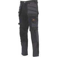 Site Brochman Stretch Holster Pocket Trousers Black/Grey 36" W 32" L (755RT)