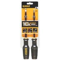 DeWalt MaxFit Mixed Chisel Demolition Screwdriver Set 2 Pieces (755XR)