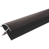Multipanel Type B External Corner Matt Black 2450mm x 11mm (755YT)