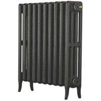 Arroll 660mm x 754mm 3193BTU Pewter Cast Iron 4 Column Radiator (7567F)