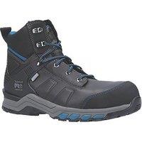 Timberland Pro Hypercharge Size 8 Black/Teal Waterproof Safety Boots (756KE)
