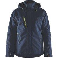 Blaklader Work Jacket Navy/Yellow Medium 39" Chest (756TC)