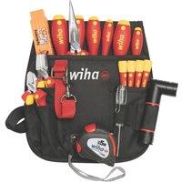 Wiha VDE Electricians Tool Set with Belt Pouch 18 Pieces (757KW)