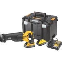 DeWalt DCS386H2T-GB 18V 2 x 5Ah Li-Ion PowerStack Brushless Cordless Reciprocating Saw (757RL)