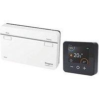 Drayton Wiser Wireless Heating Internet-Enabled One-Channel Smart Thermostat Kit Anthracite (758KA)
