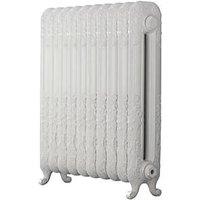 Arroll 794mm x 684mm 3550BTU White Cast Iron 2 Column Radiator (758KY)