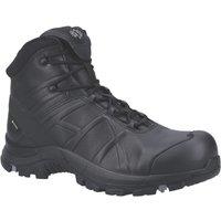 Haix Black Eagle 50 Mid Size 8 Black Safety Boots (758XP)