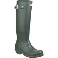 Hunter Original Tall Size 7 Womens Green Non Safety Wellies (758XW)
