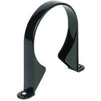 FloPlast Pipe Clips Black 110mm 5 Pack (76037)