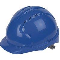 JSP EVO3 Comfort Plus Adjustable Slip Vented Safety Helmet Blue (76042)
