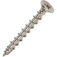 Hinge-Tite PZ Double-Countersunk Thread Cutting Hinge Screws 4mm x 25mm 50 Pack (76095)