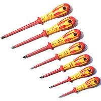 C.K Dextro Mixed VDE Screwdriver Set 7 Pieces (760JF)