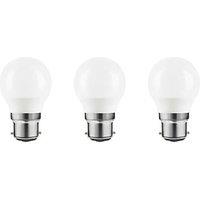 LAP B22 Mini Globe LED Light Bulb 250lm 2.2W 3 Pack (760PP)