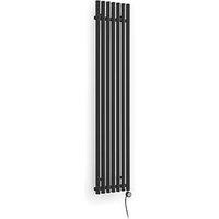 Terma Rolo 800W Electric Smart Designer Radiator 1800mm x 370mm Black 2728BTU (760RH)