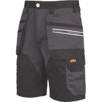 Site Kirksey Shorts Grey/Black 40" W (760RR)