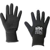Site Thermal Nitrile Gloves Black Large (760RV)