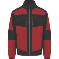 Regatta E-Volve 2-Layer Softshell Jacket Classic Red/Black 3X Large 50" Chest (760TU)
