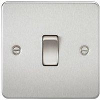 Knightsbridge 10AX 1-Gang Intermediate Switch Brushed Chrome (760TY)