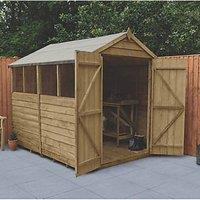 Forest 6' x 8' (Nominal) Apex Overlap Timber Shed (761JR)