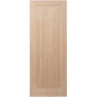 Unfinished Oak Wooden Cottage Internal Door 2040mm x 726mm (762FA)