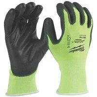 Milwaukee Hi-Vis Cut Level 1/A Gloves Fluorescent Yellow Medium (762GC)