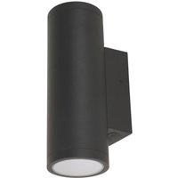 Lexco Alruba Outdoor LED Wall Light Black 23W 3500lm (762RE)