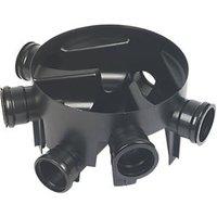 FloPlast Push-Fit 5-Inlet Fixed Inspection Chamber Base 450mm (76369)