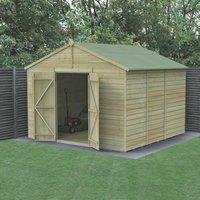 Forest Beckwood 10' x 9' 6" (Nominal) Apex Shiplap Timber Shed with Assembly (763RF)