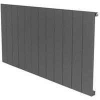 Towelrads Ascot 600mm x 1227mm 2975BTU Anthracite Horizontal Designer Radiator (763RY)