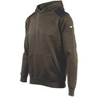 CAT Essentials Hooded Sweatshirt Army Moss Large 42-45 Chest (763VF)