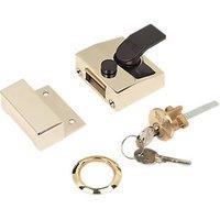 Yale 85 Narrow Night Latch Brass 40mm Backset (76490)