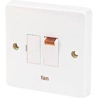 Crabtree Capital 13A Switched Fan Fused Spur with Neon White (7657J)