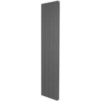 Towelrads Ascot 1800mm x 407mm 3490BTU Anthracite Vertical Designer Radiator (765RY)