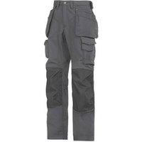 Snickers 3223 Floorlayer Trousers Grey/Black 31" W 32" L (76698)