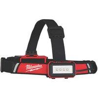 Milwaukee L4 HLRP Rechargeable LED USB Hard Hat Headlamp Red/Black 600lm (766GE)