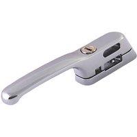 Fab & Fix Craftsman Left or Right-Handed Locking Window Handle Bright Chrome (766KR)