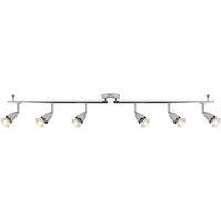 Saxby Amalfi Bar 6-Light Spotlight Chrome (766VX)