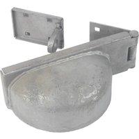 GateMate Left Hand Padlock Protector Galvanised 180mm (766YV)