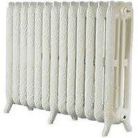 Arroll 760mm x 1074mm 6387BTU Cream Cast Iron 3 Column Radiator (7671P)