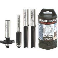 Trend TR/KFP/2 Kitchen Fitters Router Set 4 Pcs (76821)
