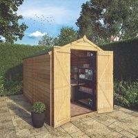 Mercia Windowless 6' x 9' 6" (Nominal) Apex Overlap Timber Shed (768YL)