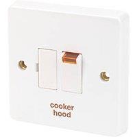 Crabtree Capital 13A Switched Cooker Hood Fused Spur with Neon White (7699J)