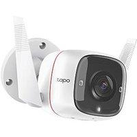 TP-Link Tapo C310 Mains-Powered White Wired or Wireless 3MP Outdoor Square Smart Camera (769RN)
