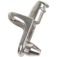 Essentials MDF Round Shelf Supports Silver 20 Pack (769TE)