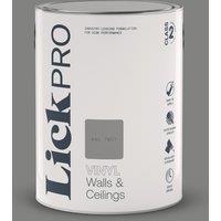 LickPro 5Ltr Grey RAL 7037 Vinyl Matt Emulsion Paint (769TM)
