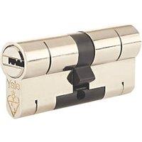 Yale Fire Rated 1 Star Double Superior Euro Profile Cylinder 50-50 (100mm) Nickel (7700T)
