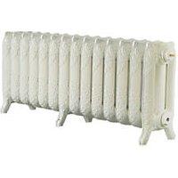 Arroll 470mm x 1154mm 4299BTU Cream Cast Iron 3 Column Radiator (7701P)
