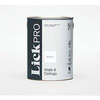 LickPro Max+ 5Ltr White 01 Eggshell Emulsion Paint (770JY)
